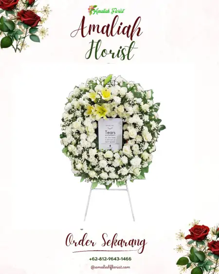 Krans Bunga Duka Pondok Gede